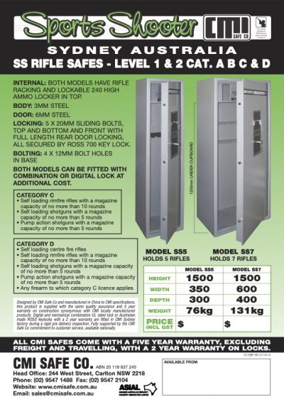 CMI Rifle Safes SS7 - Image 4